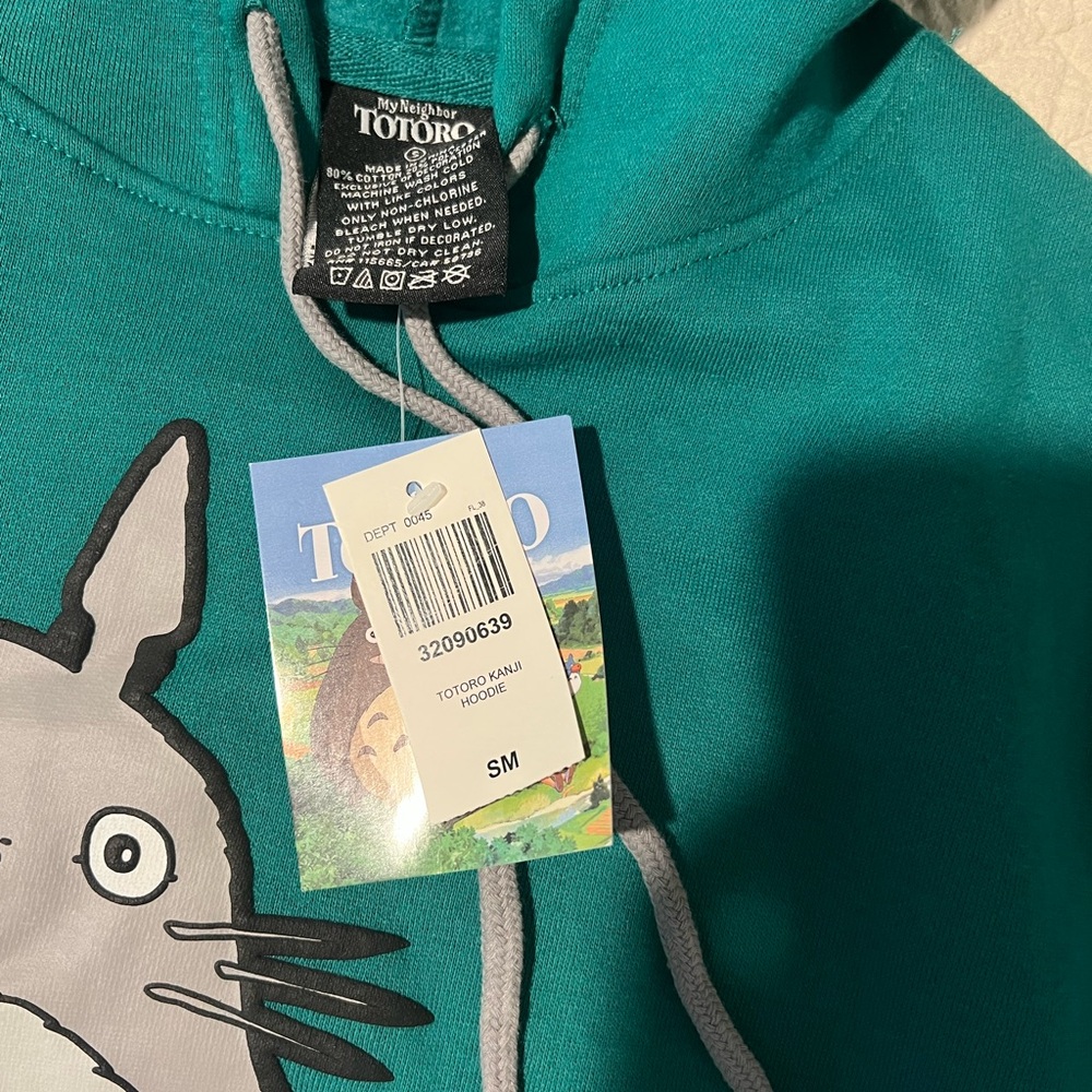 Totoro Graphic Hoodie - Green - Picture 4 of 6